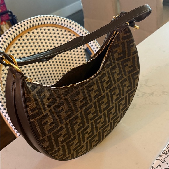 💯 Authentic Fendi Fendigraphy Small Shoulder Bag - Picture 10 of 15